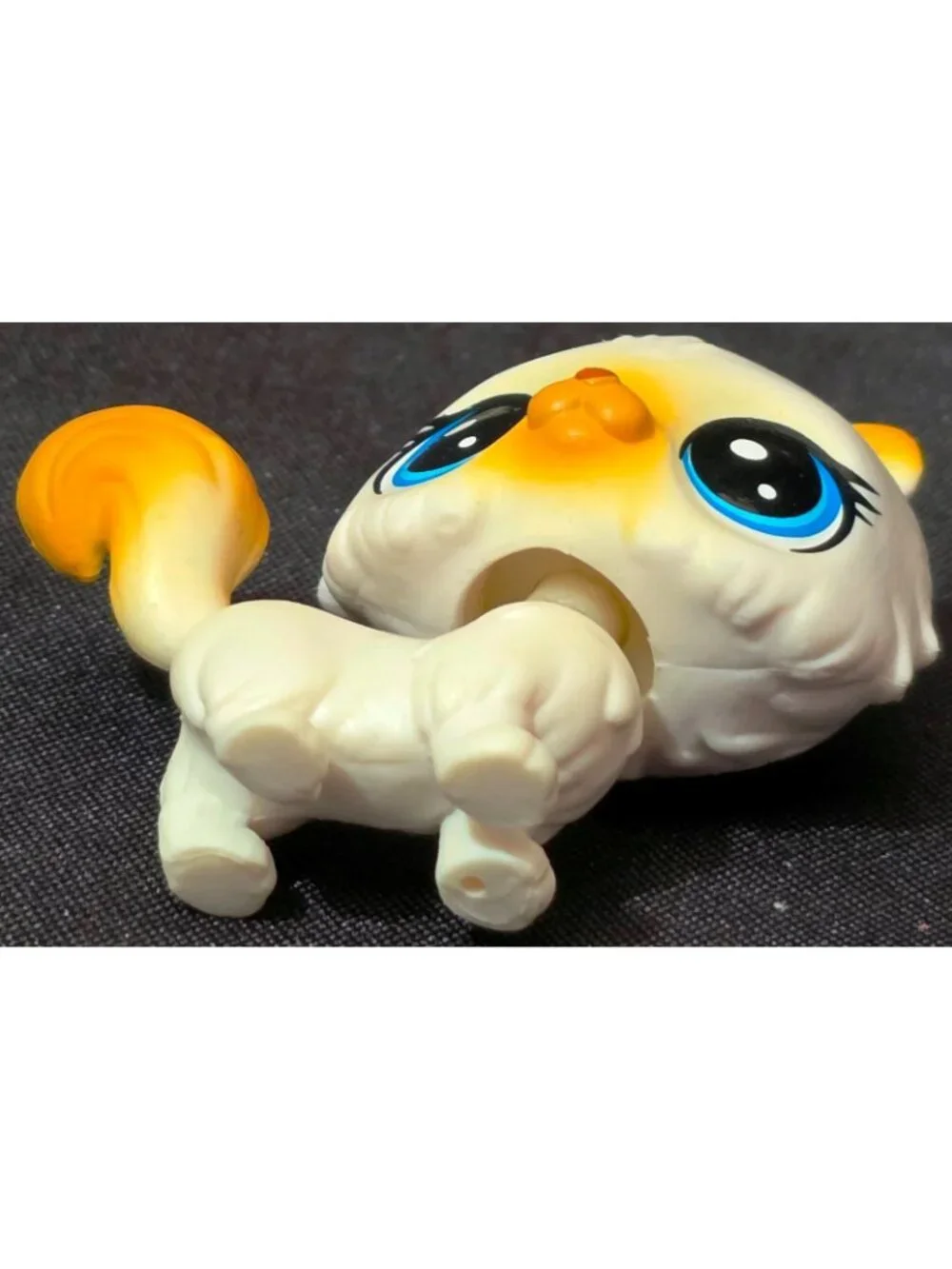 Littlest Pet Shop #1-104 HIMALIA CATTRICK Himalayan Cat white blue eyes series 1